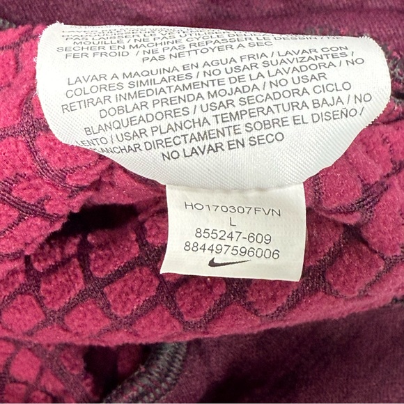 Nike Women's Golf Therma Sphere Sweater Fleece Large L Reunion Logo Pullover Top - Picture 7 of 7